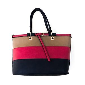 Multi Stripe Tote